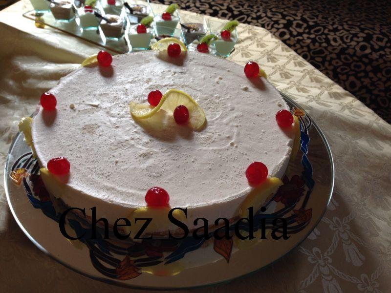 gateau glacé au citron